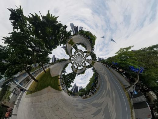 Buildings and Structures  in Shenzhen-China 2025-Polar Invert Images_X