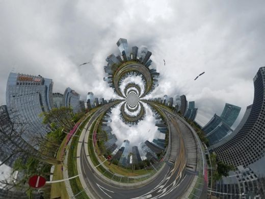 Buildings and Structures  in Shenzhen-China 2025-Polar Invert Images_VII